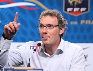 Laurent Blanc durante a convocação da seleção da França (Foto: AFP)