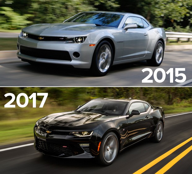 Chevrolet Camaro: antes e depois  (Foto: Divulgação)