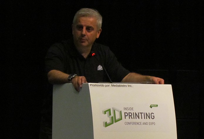 Segundo executivo da 3D Systems, a companhia pretende democratizar a impressão 3D no Brasil (Foto: Paulo Alves/TechTudo)