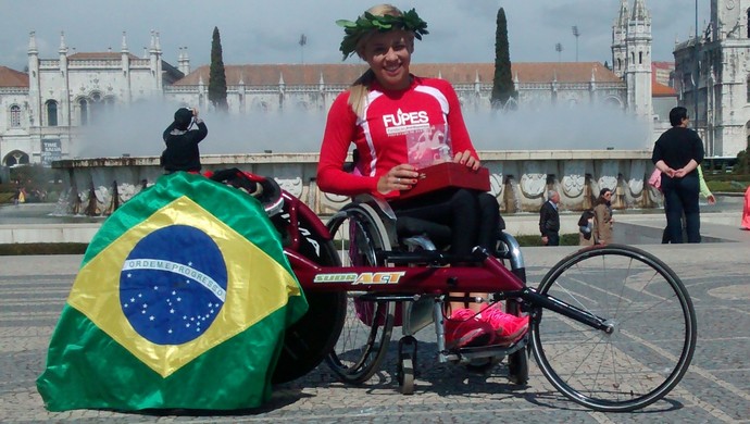 Fah Fonseca ficou com o 3º lugar na Maratona de Lisboa (Foto: Reprodução/Facebook)