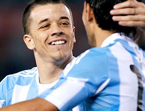 D'Alessandro no amistoso da Argentina (Foto: Reuters) D'Alessandro no amistoso da Argentina (Foto: Reuters)