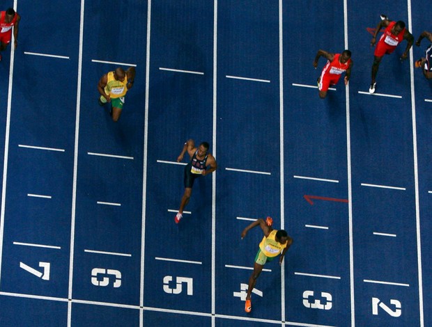 Usain bolt stádio Olímpico de Berlim 100m rasos (Foto: Agência Reuters)