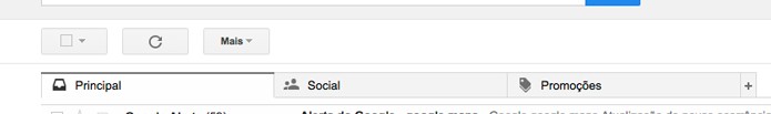 Configuração padrão do Gmail (Foto: Reprodução/André Sugai)