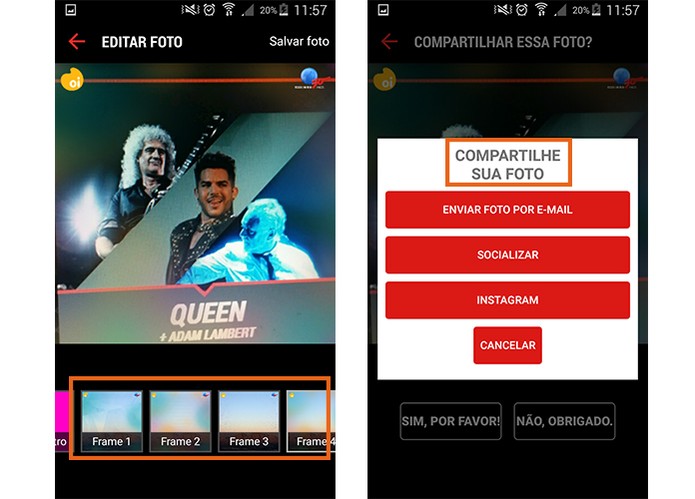 Aplique filtros na imagem e compartilhe (Foto: Reprodução/Barbara Mannara)