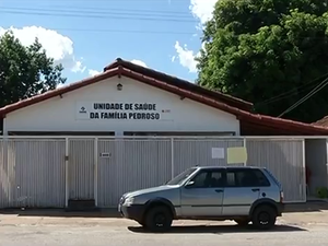 Posto de saúde é alvo de criminosos em Gurupi (Foto: Reprodução/TV Anhanguera)