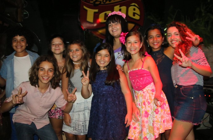 Gauchinhos do 'The Voice Kids' se reúnem e fazem show beneficente em Porto Alegre (Foto: Luã Hernandez / RBS TV)