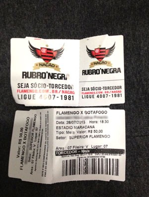 Ingressos Flamengo e Botafogo (Foto: Reprodução)