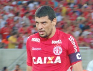 Edson Rocha - zagueiro do América-RN (Foto: Carlos Arthur da Cruz/GloboEsporte.com)