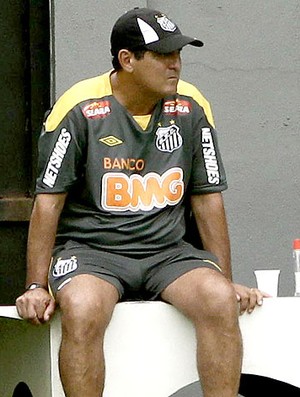 Muricy Ramalho no treino do Santos (Foto: Ag. Estado)