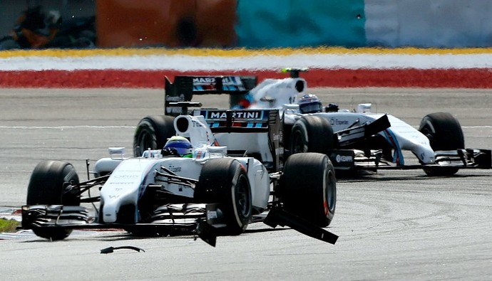 Felipe Massa Valtteri Bottas Williams GP da Malásia (Foto: AFP)