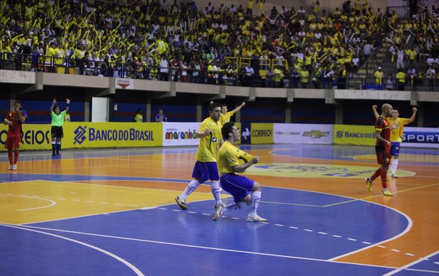 Brasil e Bélgica jogam no Ginásio Castelinho (Foto: Diego Chaves / O Estado)