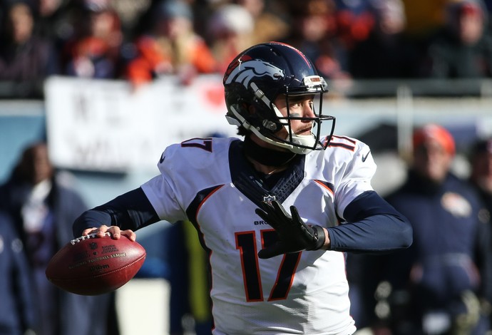 Brock Osweiler foi substituto de Peyton Manning na partida (Foto: Jonathan Daniel / Getty Images) Brock Osweiler foi substituto de Peyton Manning na partida (Foto: Jonathan Daniel / Getty Images)