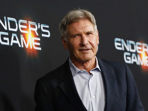 Harrison Ford chega à estréia do filme 'Ender's Game: O Jogo do Exterminador' em Hollywood, na Califórnia, em Outubro de 2013 (Foto: Mario Anzuoni/Reuters/Arquivo)