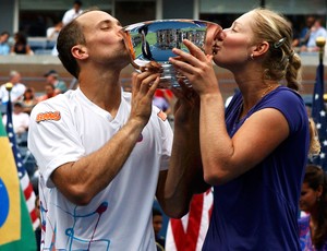 Bruno Soares e Ekaterina Makarova US Open vitória (Foto: Reuters)