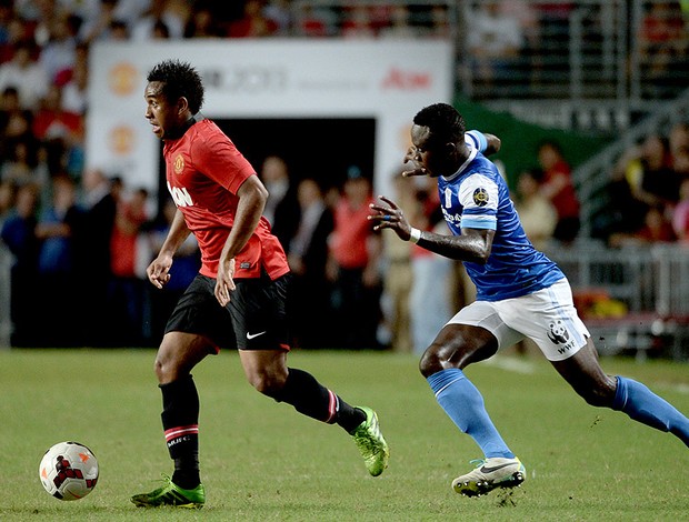 Anderson jogo Manchester United contra Kitchee SC amistoso (Foto: AFP)