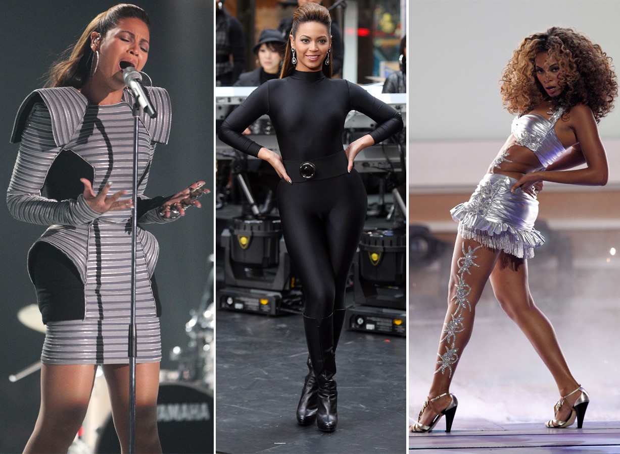 Evolução moda Beyoncé (Foto: Getty Images)