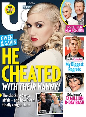 Separação de Gwen Stefani na capa da Us Weekly (Foto: Reprodução)
