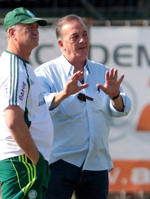 Luiz Felipe Scolari felipão palmeiras  Roberto Frizzo  galeano (Foto: Agência Estado)