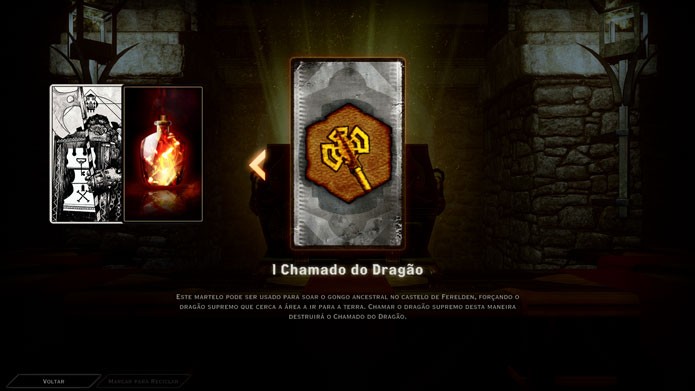 Use o Chamado do Dragão e derrote a criatura para conseguir itens e experiência (Foto: Reprodução/Tais Carvalho)