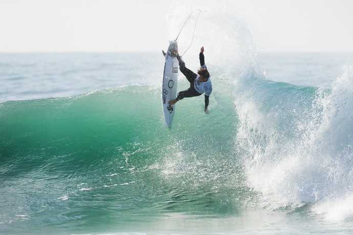 Dane Reynolds em ação na etapa de Jeffreys Bay pelo Mundial de Surfe 2015 (Foto: Divulgação / WSL) Dane Reynolds em ação na etapa de Jeffreys Bay pelo Mundial de Surfe 2015 (Foto: Divulgação / WSL)
