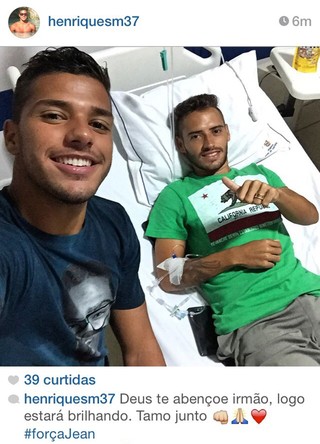 Henrique e Jean Patrick Vasco (Foto: Reprodução / Instagram)