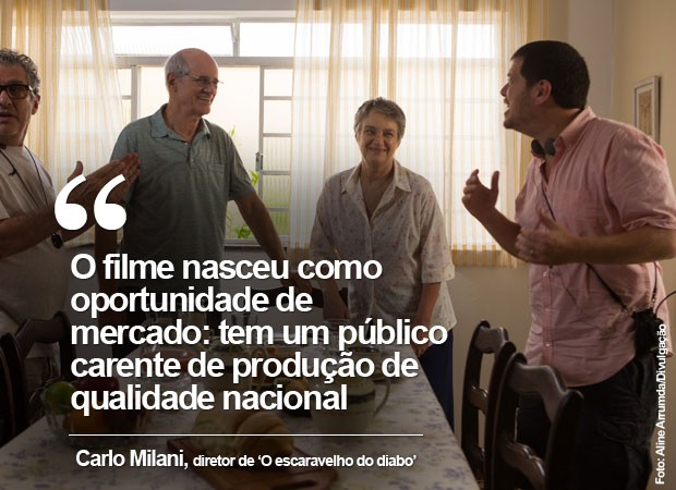 Carlo Milani, diretor de 'O escaravelho do diabo', fala sobre o filme' (Foto: Aline Arruda/Divulgação) Carlo Milani, diretor de 'O escaravelho do diabo', fala sobre o filme' (Foto: Aline Arruda/Divulgação)