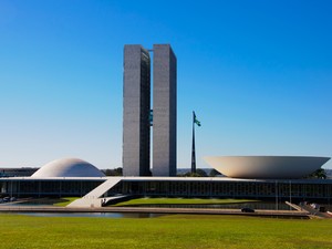 Congresso Nacional - Braslia (DF) #Obras_Niemeyer (Foto: Marcelo Brandt/G1)