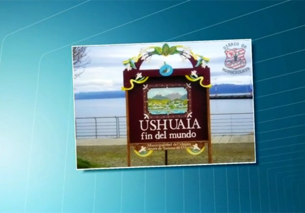 Ushuaia, na Argentina, é considerada cidade no fim do mundo por estar mais próxima ao Pólo Sul (Foto: Reprodução/TV Tribuna)