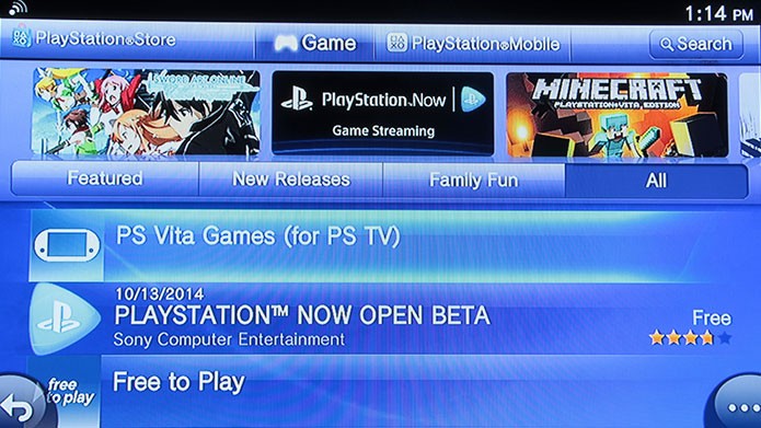 A lista de jogos compatíveis com o PlayStation TV é pequena (Foto: Tais Carvalho/TechTudo)
