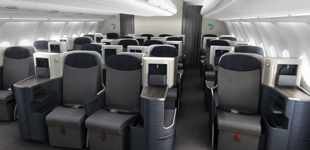 Poltronas da Azul na classe executiva têm acesso aos corredores (Foto: Divulgação) Poltronas da Azul na classe executiva têm acesso aos corredores (Foto: Divulgação)