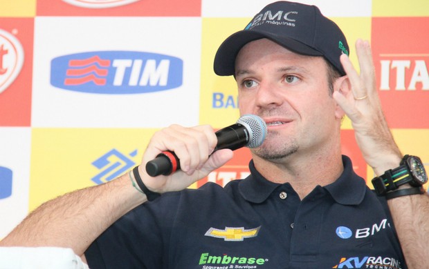Rubens Barrichello  na Indy São Paulo (Foto: Fabio Setimio / Fotoarena)