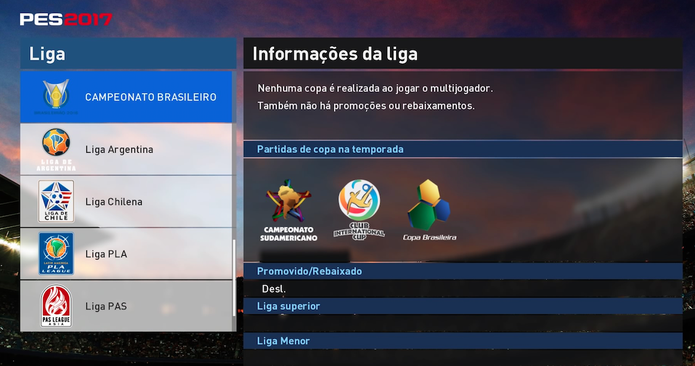 PES 2017 (Foto: Reprodução / TechTudo) PES 2017 (Foto: Reprodução / TechTudo)