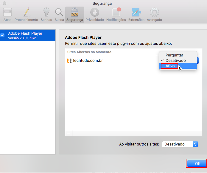 what is the current version of adobe flash for mac
