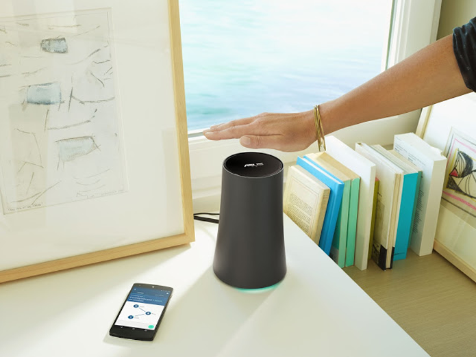 onhub-roteador-google-asus (Foto: OnHub da Asus terá recurso Wave Control, que permite controle por gestos da quantidade de banda de dispositivos na rede (Foto: Divulgação/Google)) onhub-roteador-google-asus (Foto: OnHub da Asus terá recurso Wave Control, que permite controle por gestos da quantidade de banda de dispositivos na rede (Foto: Divulgação/Google))