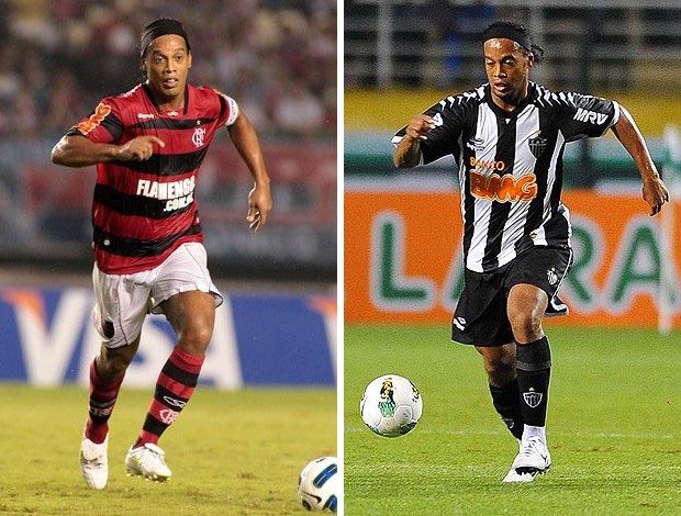 Ronaldinho Gaucho atlético-mg flamengo (Foto: Editoria de Arte/Globoesporte.com)