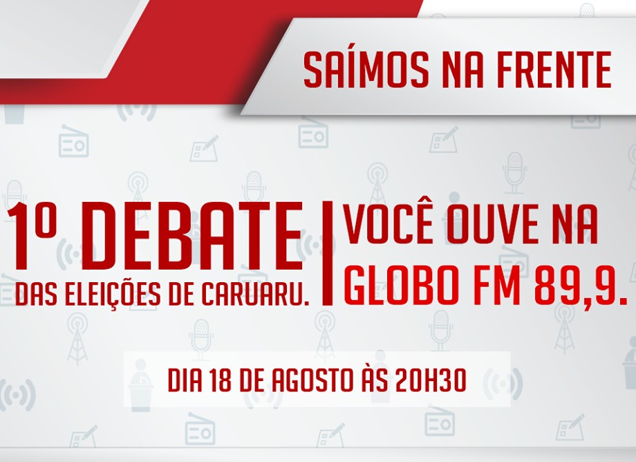 Globo FM realiza primeiro debate das eleições de Caruaru nesta quinta (18) (Foto: Reprodução/ TV Asa Branca)