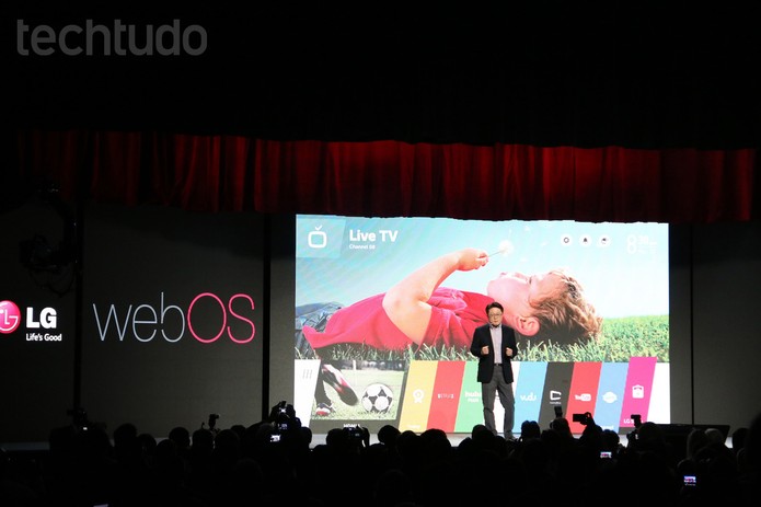 LG aposta no WebOS em suas próximas SmartTVs  (Foto: Fabrício Vitorino / TechTudo)