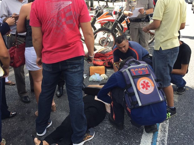 G1 Idosa é atropelada por carro em marcha ré em João Pessoa diz Samu