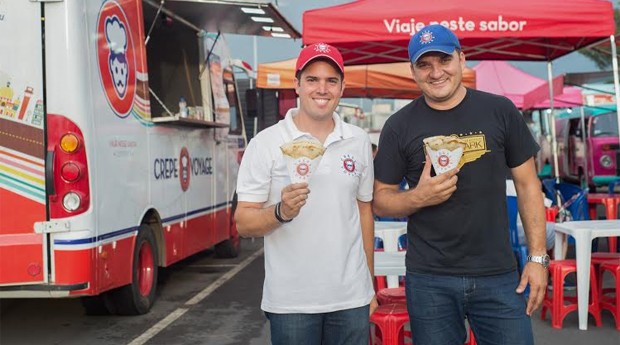 Empreendedores criaram um food truck de crepe (Foto: Sebrae/Reprodução)