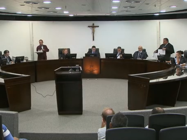 Plenário do Tribunal de Contas do Distrito Federal (TCDF) (Foto: TV Globo/Reprodução)