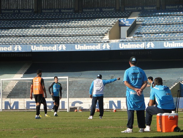 Treino do Grêmio no Olímpico com Renato (Foto: Hector Werlang/GLOBOESPORTE.COM)