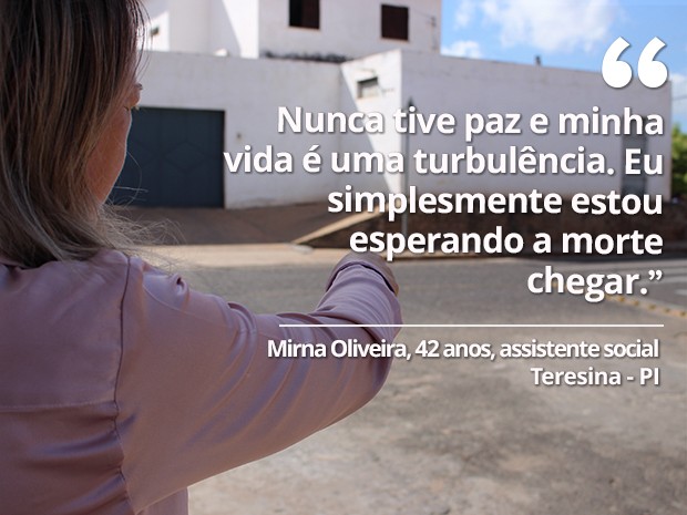 Mulher é vítima de agressões e ameaças há mais de 20 anos (Foto: Fernando Brito/G1) Mulher é vítima de agressões e ameaças há mais de 20 anos (Foto: Fernando Brito/G1)