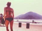 Adriane Galisteu posta foto de biquinão: 'Saudade da praia'
