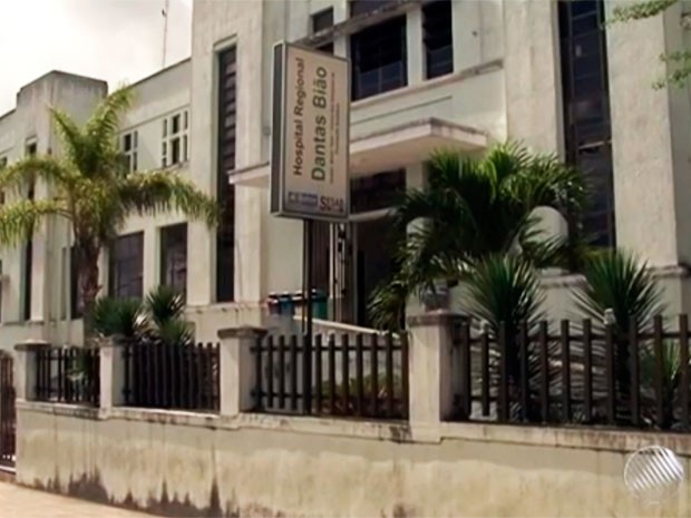 Hospital Dantas Bião, em Alagoinhas (Foto: Reprodução/TV Bahia)