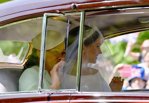 Meghan Markle com a mãe, Doria Ragland (Foto: Getty Images) Meghan Markle com a mãe, Doria Ragland (Foto: Getty Images)
