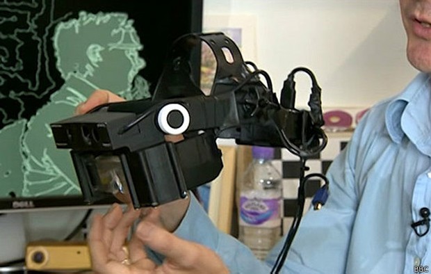 Projeto da Universidade de Oxford conseguiu melhorar imagem com óculos inteligentes (Foto: BBC)