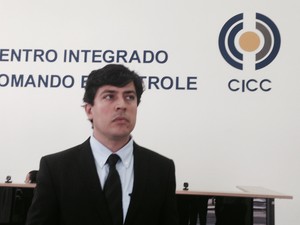 Delegado da Polícia Federal, Anderson Bichara, coordenador do CICCR (Foto: Daniel Silveira / G1)