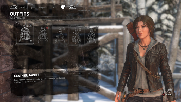 A jaqueta de couro presente nos trailers está no game (Foto: Reprodução/Twinfinite)