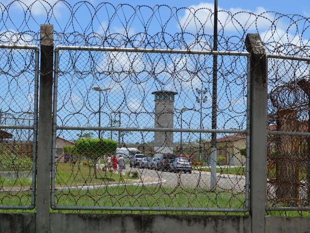 Complexo Penitenciário Manoel Carvalho Neto (Copemcan) em São Cristóvão (Foto: Marina Fontenele/G1)