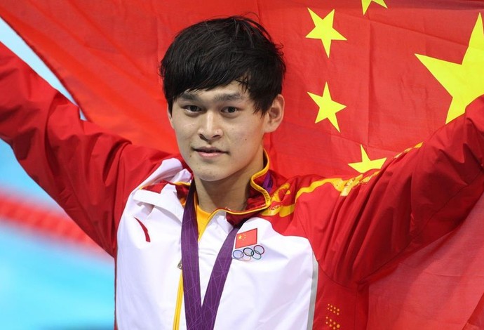 Sun Yang é suspenso no antidoping (Foto: Reprodução)